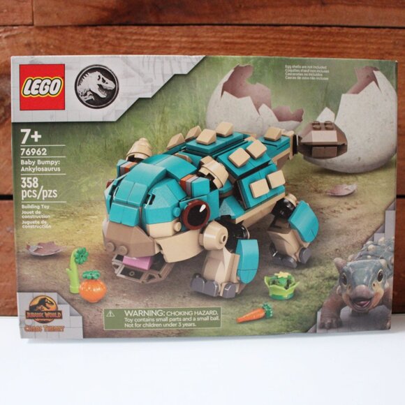 LEGO Jurassic World 76962 Baby Bumpy Ankylosaurus 358pcs Building Set New - Picture 1 of 6